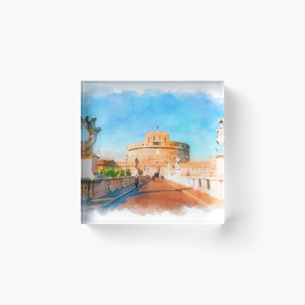 Item preview, Rome, Mausoleum of Hadrian designed and sold by AM FineArtPrints.