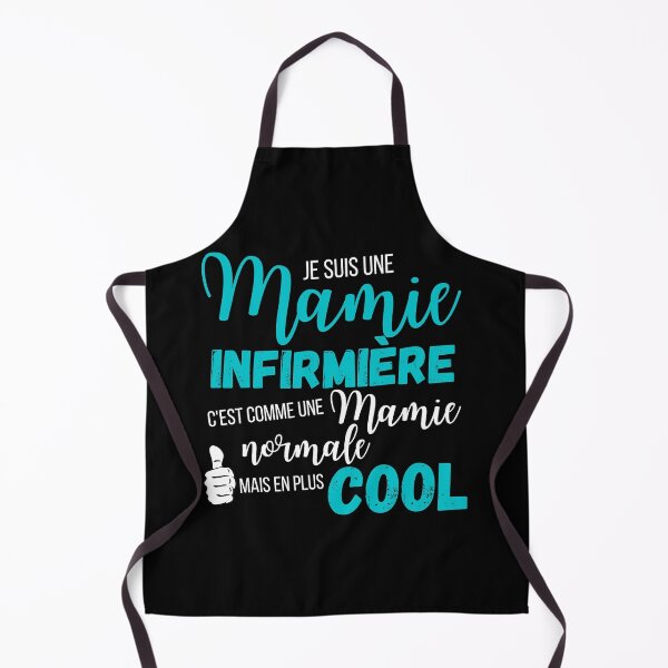 Aperçu de l'œuvre Une mamie infirmière en plus cool cadeau humour créée et vendue par TeeJfm.