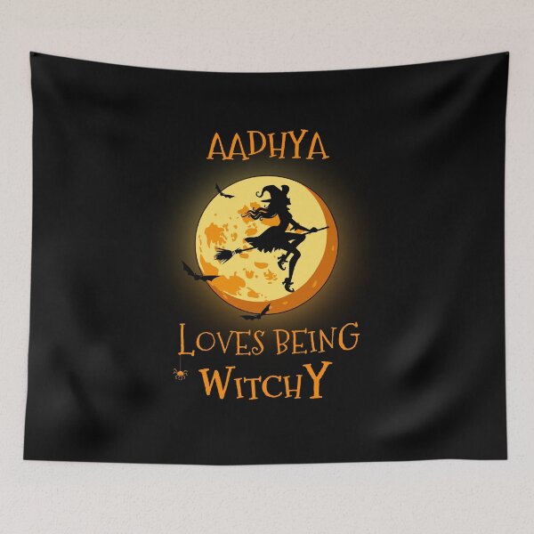 Item preview, AADHYA Loves Being Witchy. Halloween Gift designed and sold by rhonstoppable27.
