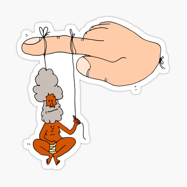 Just Hangin' Sticker