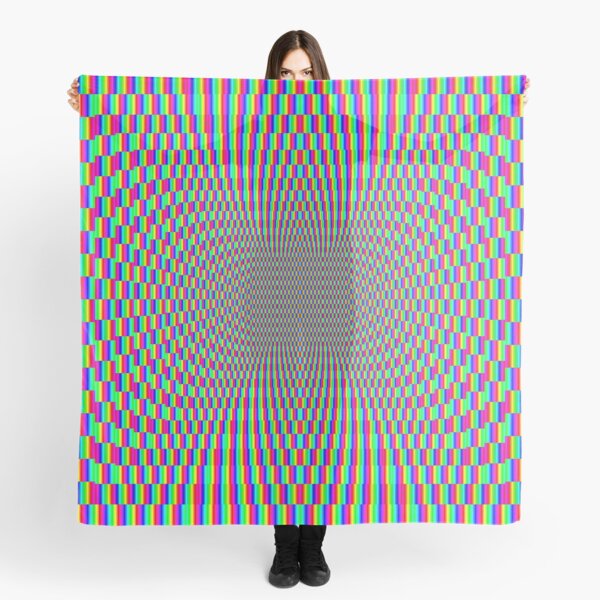 Psychedelic Hypnotic Visual Illusion Scarf