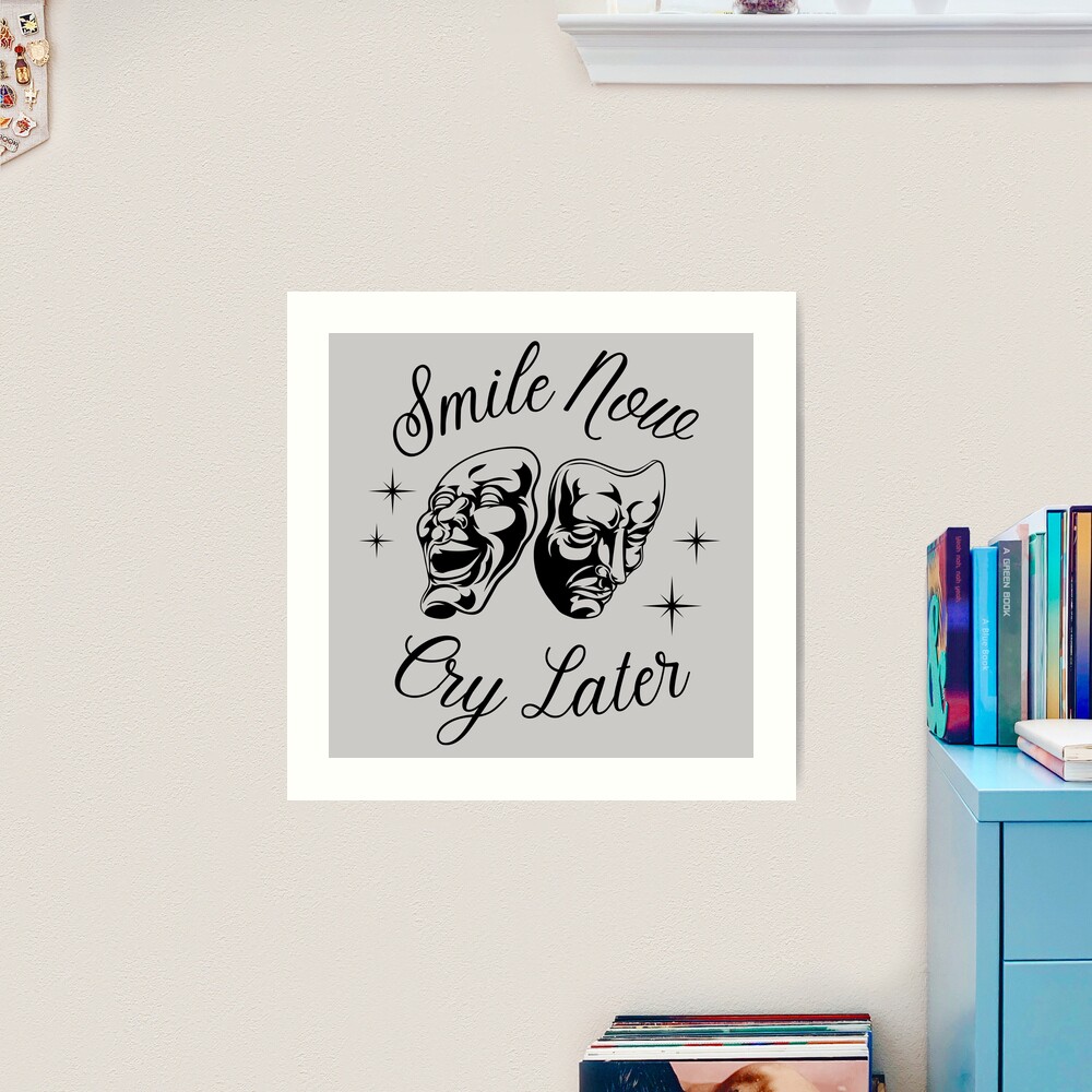 Laugh Now, Cry Later, an art canvas by Spenceless Designz