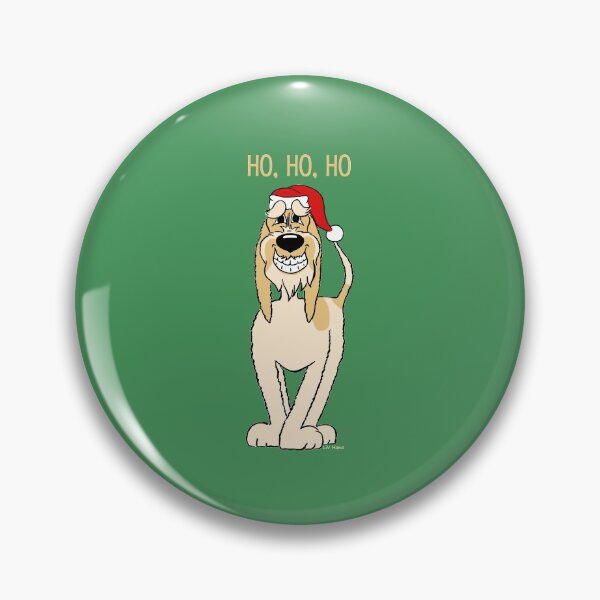 Item preview, Blond Spinone Italiano Santa Claus designed and sold by LivHana.