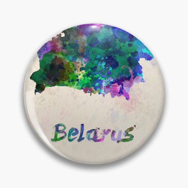 Item preview, belarus watercolor map designed and sold by paulrommer.