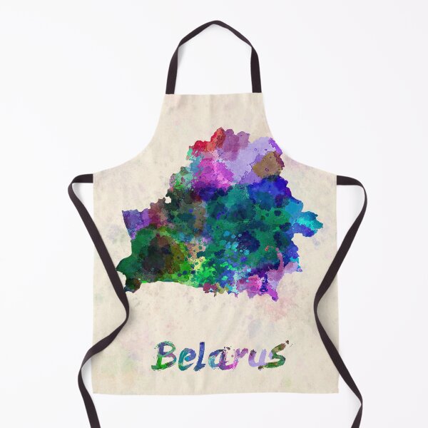 Item preview, belarus watercolor map designed and sold by paulrommer.