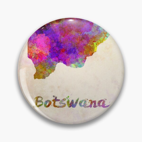 Item preview, botswana watercolor map designed and sold by paulrommer.