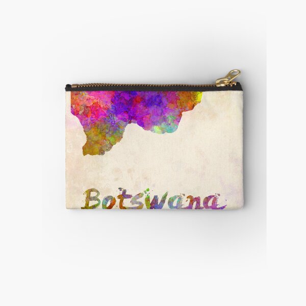 Item preview, botswana watercolor map designed and sold by paulrommer.