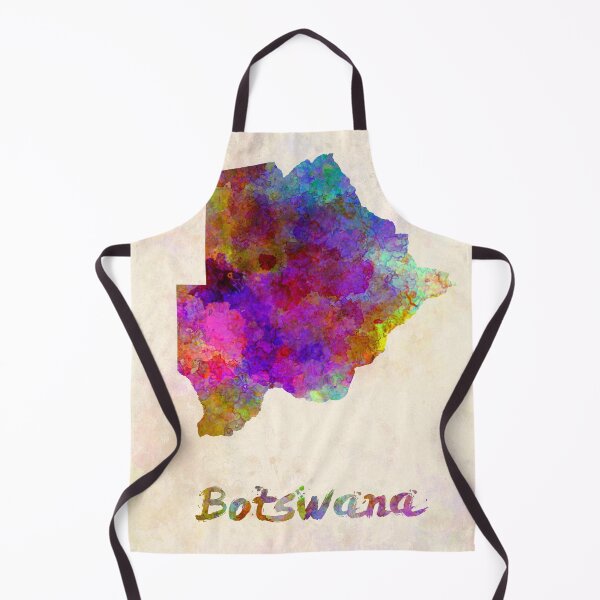 Item preview, botswana watercolor map designed and sold by paulrommer.
