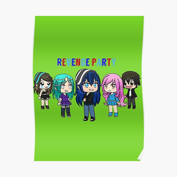 "Funneh And The Krew Party" Poster for Sale by SkyRed233 | Redbubble