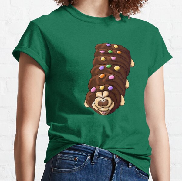 Caterpillar Cake, Green Classic T-Shirt