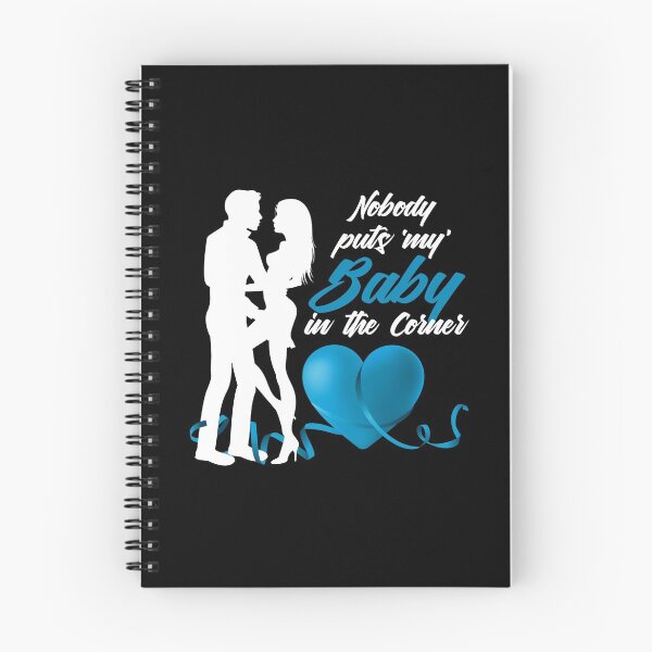 Item preview, Nobody Puts ‘My’ Baby in the Corner! (Aqua on Black) designed and sold by PawsitiveMum.