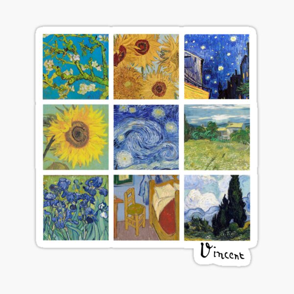 Item preview, Van Gogh Collage Art Gift designed and sold by Travel-Art-Love.