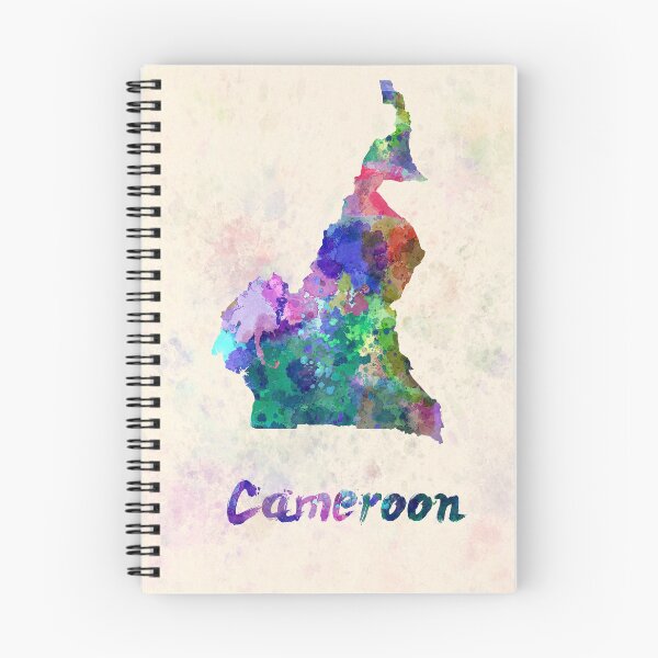 Item preview, cameroon watercolor map designed and sold by paulrommer.