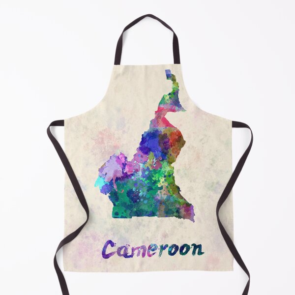 Item preview, cameroon watercolor map designed and sold by paulrommer.