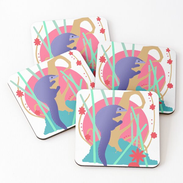 Item preview, Simplistic Pastel Pangolin designed and sold by Elizynne.