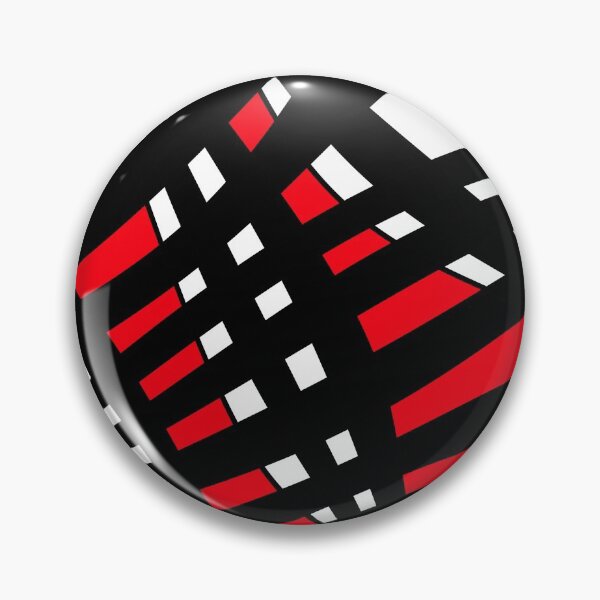 Item preview, Abstract pattern - red, white and black. designed and sold by K.S ART.
