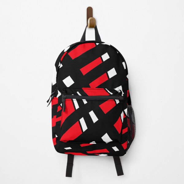 Item preview, Abstract pattern - red, white and black. designed and sold by K.S ART.