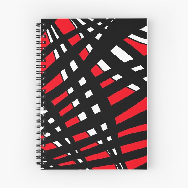 Item preview, Abstract pattern - red, white and black. designed and sold by K.S ART.