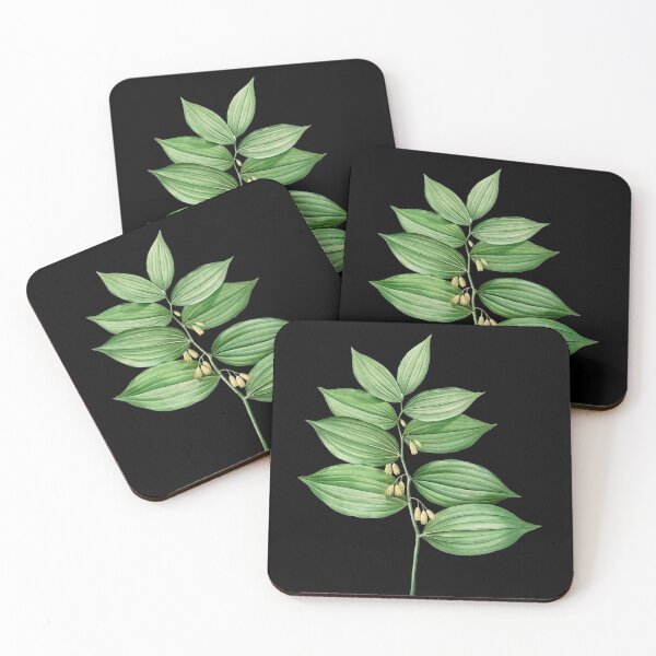 Item preview, Vintage Green Botanical Floral Illustration King Solomon's Seal Plant designed and sold by No AI Classic Vintage Art.