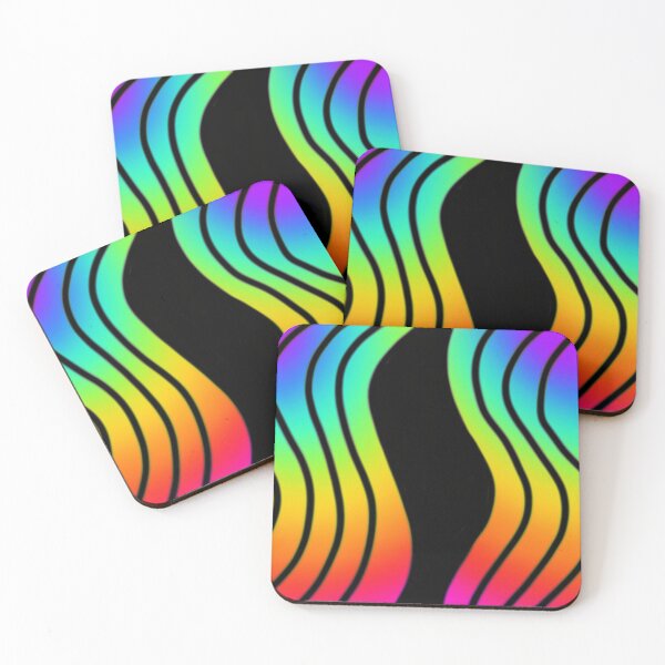 Item preview, Rainbow Psychedelic wave designed and sold by LyLauDesign.