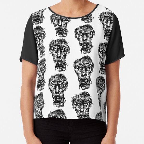 Slack-Jaw Zombie Chiffon Top
