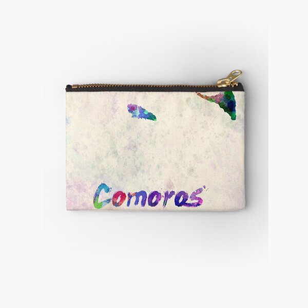 Item preview, comoros watercolor map designed and sold by paulrommer.