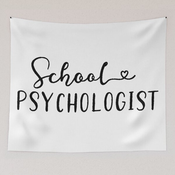 Item preview, School Psychologist Cursive - Psychology Design designed and sold by Psychologist's Inventory.