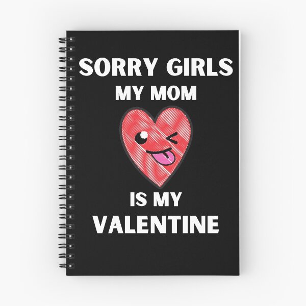 Aperçu de l'œuvre Désolé les filles ma maman est mon T-Shirt de la Saint-Valentin, chemise de la Saint-Valentin, tee-shirt du 14 février, cadeau de la Saint-Valentin créée et vendue par drafbasic.