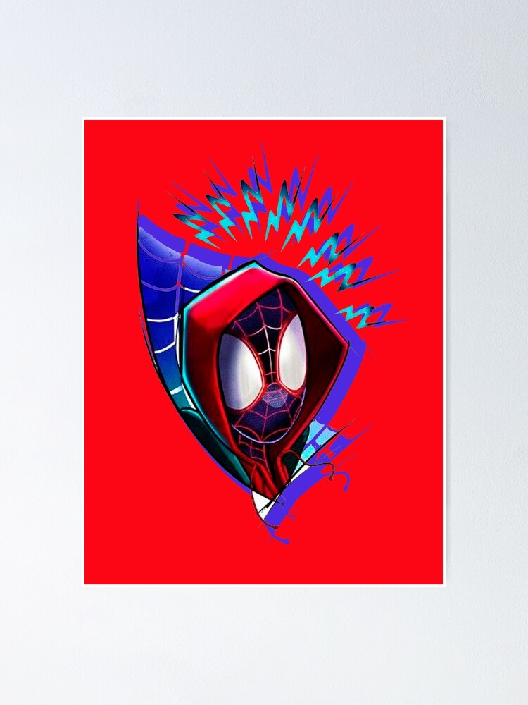 Miles Morales - spiderverse Sticker for Sale by redblueyellowd