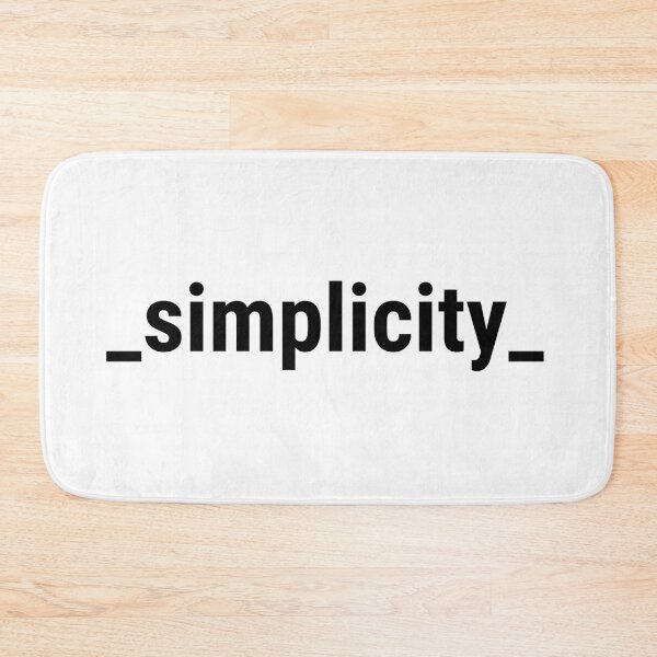Item preview, Simplicity and simplicity designed and sold by apicon.