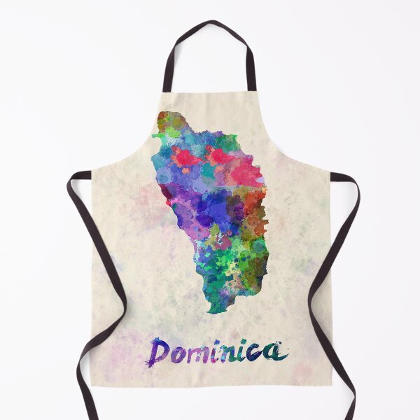 Item preview, dominica watercolor map  designed and sold by paulrommer.