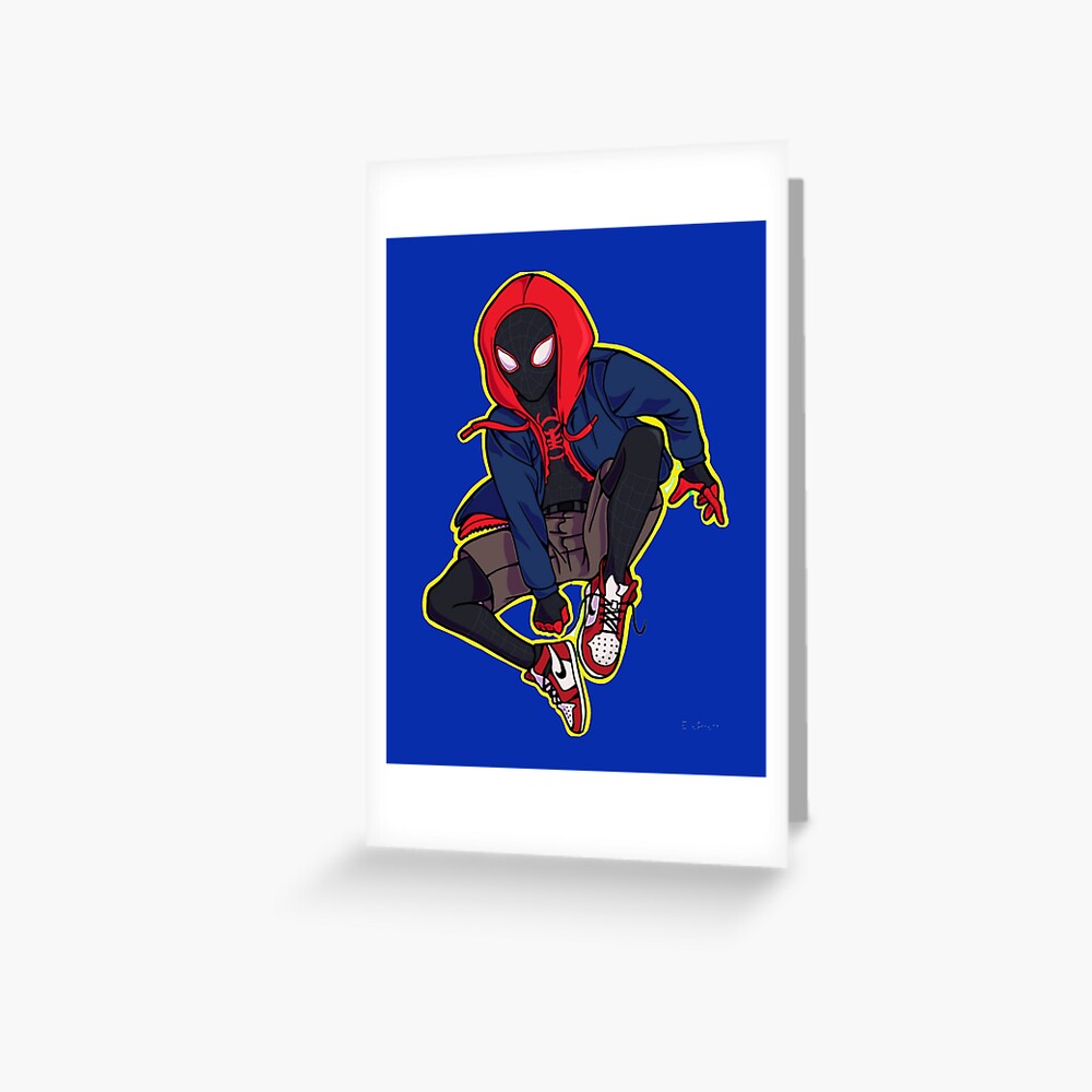 Miles Morales - spiderverse Sticker for Sale by redblueyellowd