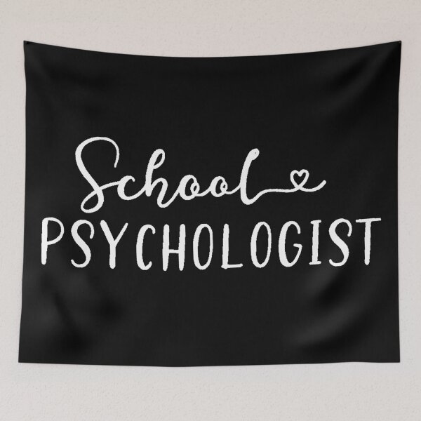 Item preview, School Psychologist Cursive - Psychology Design designed and sold by Psychologist's Inventory.