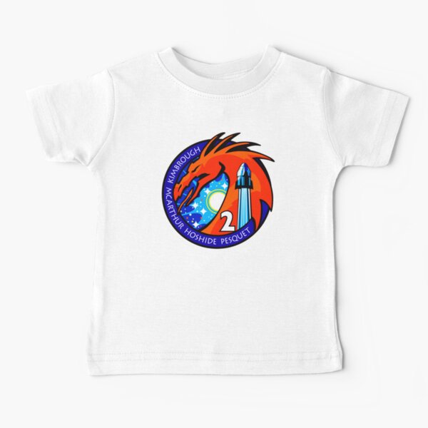Équipage NASA SpaceX 2 Falcon 9 T-shirt bébé