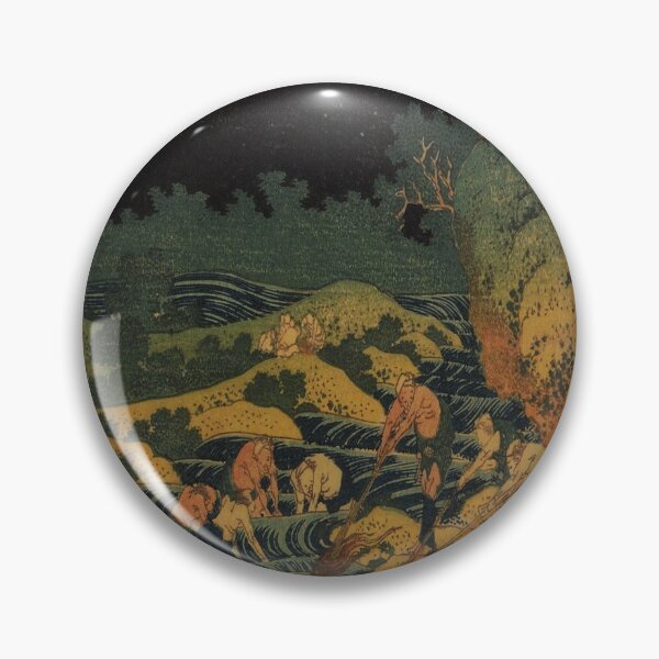 Item preview, Fishing by Torchlight in Kai Province, from Oceans of Wisdom-Katsushika Hokusai designed and sold by LexBauer.
