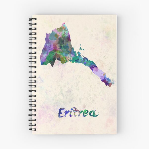 Item preview, eritrea watercolor map  designed and sold by paulrommer.
