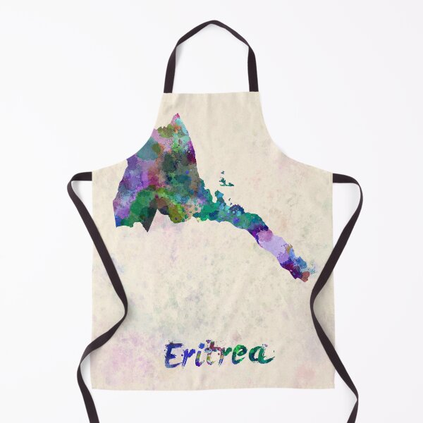 Item preview, eritrea watercolor map designed and sold by paulrommer.
