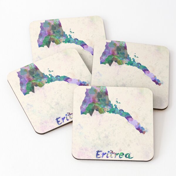 Item preview, eritrea watercolor map  designed and sold by paulrommer.