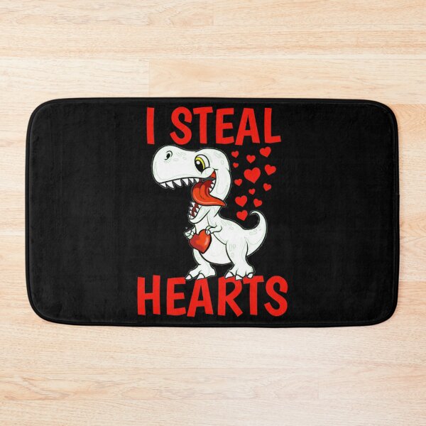Item preview, i steal hearts valentines day dinosaur designed and sold by TopDesignArt.
