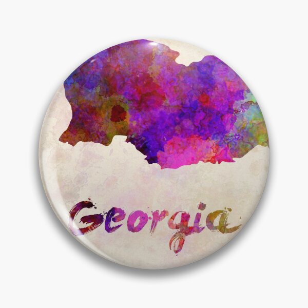 Item preview, georgia watercolor map designed and sold by paulrommer.