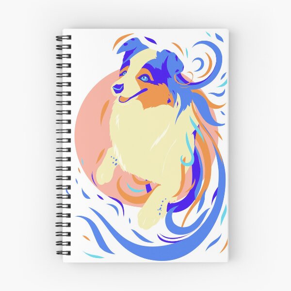 Item preview, Simplistic Australian Shepherd designed and sold by Elizynne.