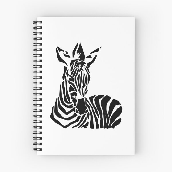 Aperçu de l'œuvre Simplifier les zèbres mignons en illustrations créée et vendue par joyholic 80.