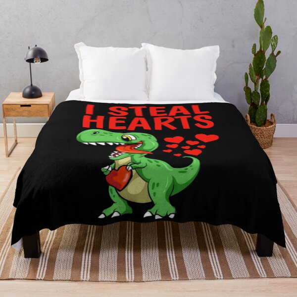 Item preview, robo corazones dinosaurio del día de san valentín designed and sold by TopDesignArt.