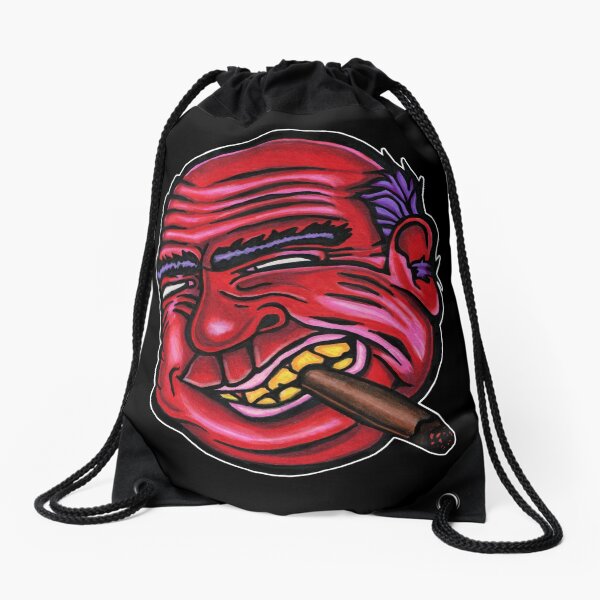 Frank - Die Cut Version Drawstring Bag