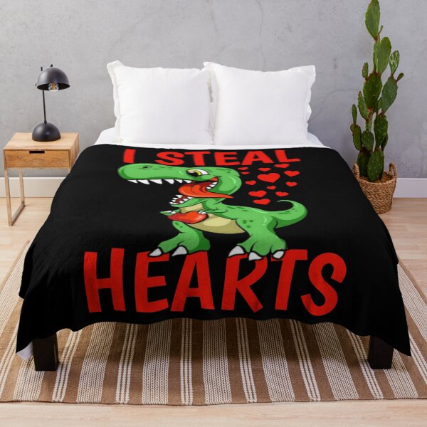 Item preview, robo corazones dinosaurio del día de san valentín designed and sold by TopDesignArt.