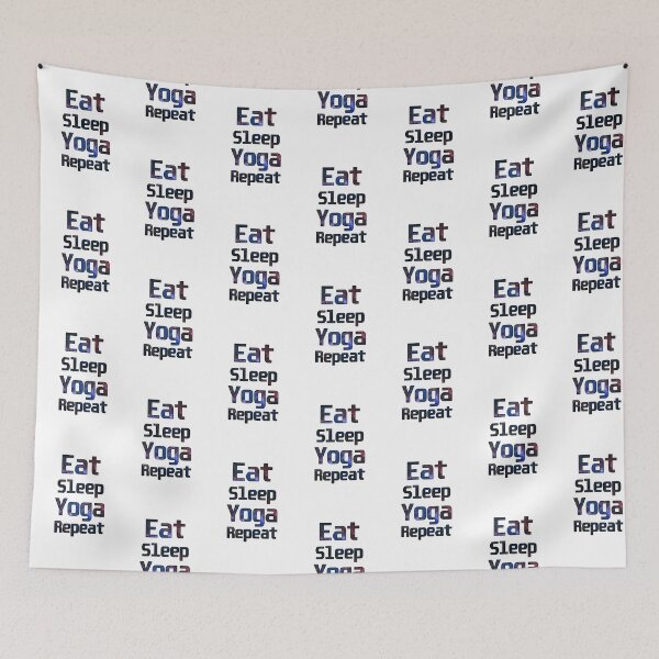 Item preview, Eat sleep yoga repeat designed and sold by Misschemical.