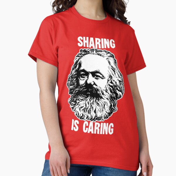 Item preview, Karl Marx: Sharing Is Caring designed and sold by Good-Looking Corpse.