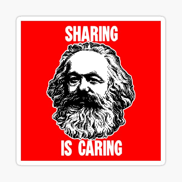 Aperçu de l'œuvre Karl Marx : Partager, c'est s'occuper créée et vendue par Good-Looking Corpse.