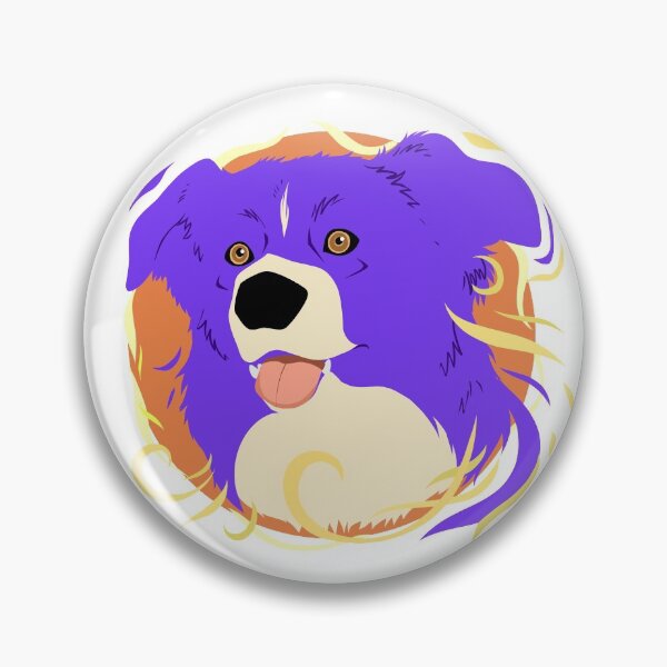 Artikelvorschau, Simplistic Purple Border Collie entworfen und verkauft von Elizynne.