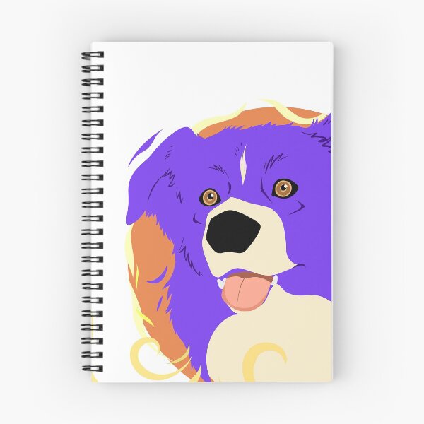 Artikelvorschau, Simplistic Purple Border Collie entworfen und verkauft von Elizynne.